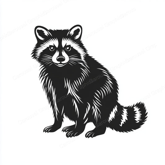 Raccoon Vector Graphic preview