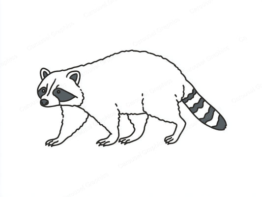 Raccoon Vector Graphic preview
