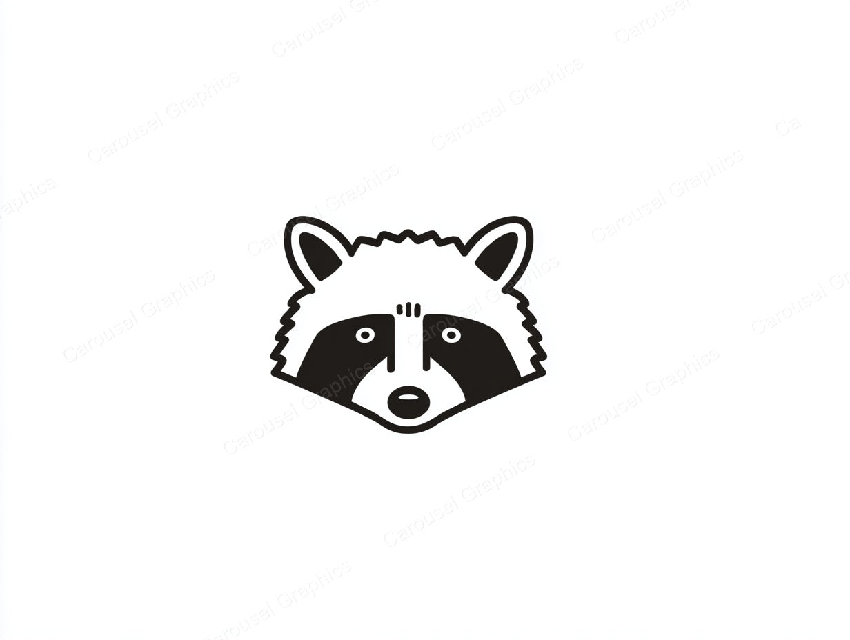 Raccoon Vector Graphic preview