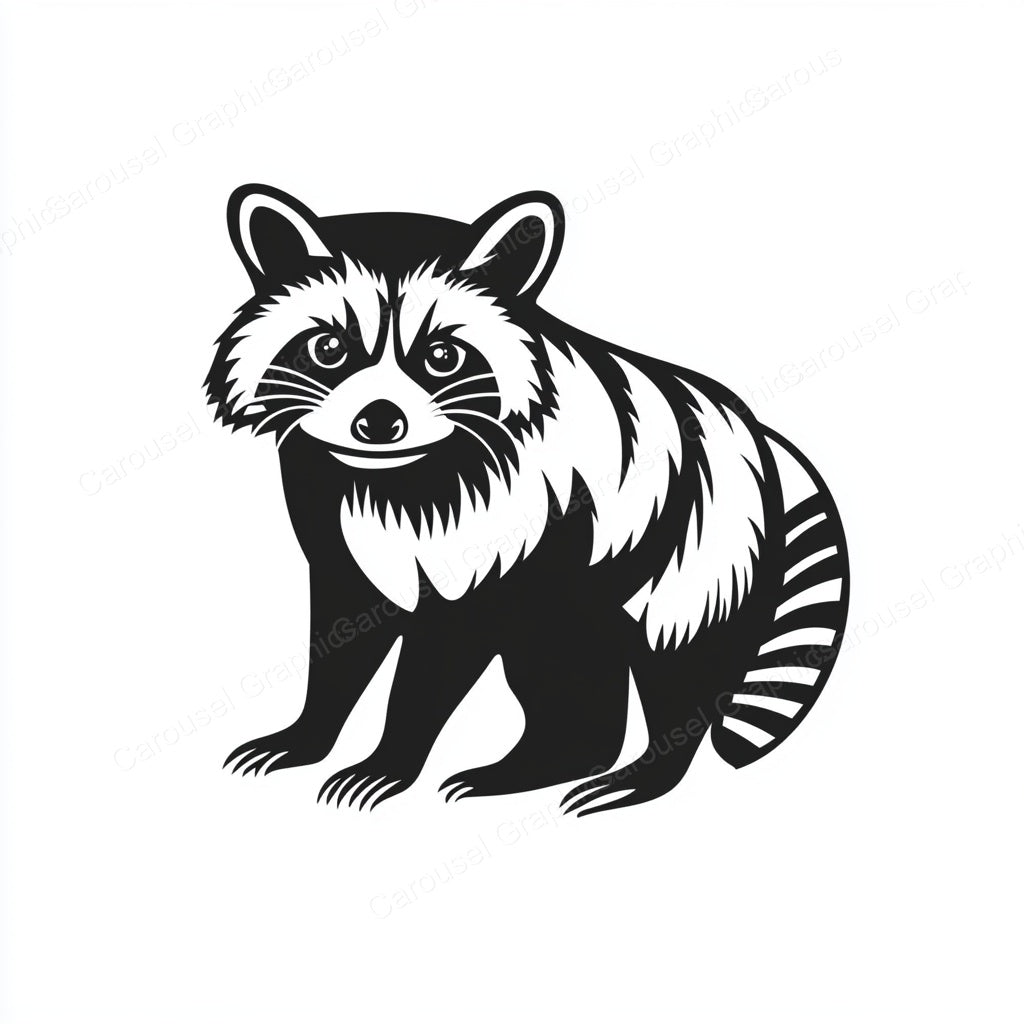 Raccoon Vector Graphic preview