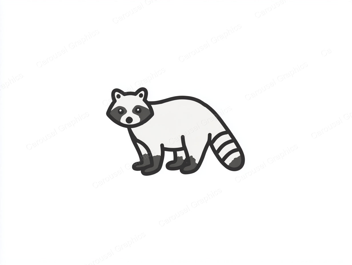 Raccoon Vector Graphic preview