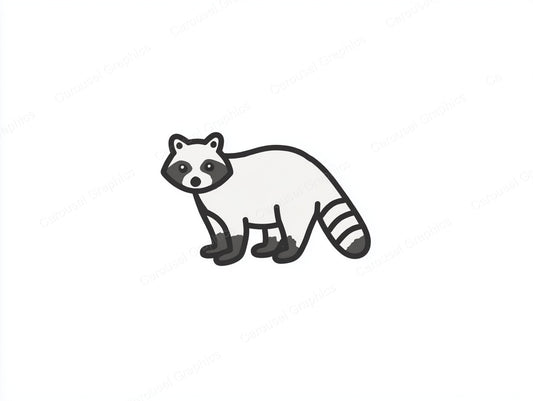 Raccoon Vector Graphic preview
