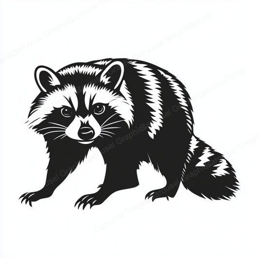 Raccoon Vector Graphic preview