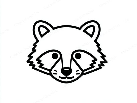 Raccoon Vector Graphic preview