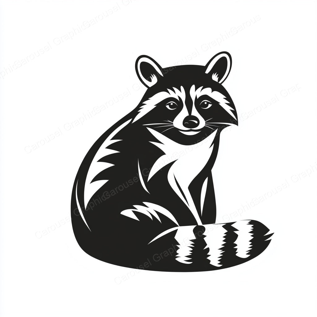 Raccoon Vector Graphic preview