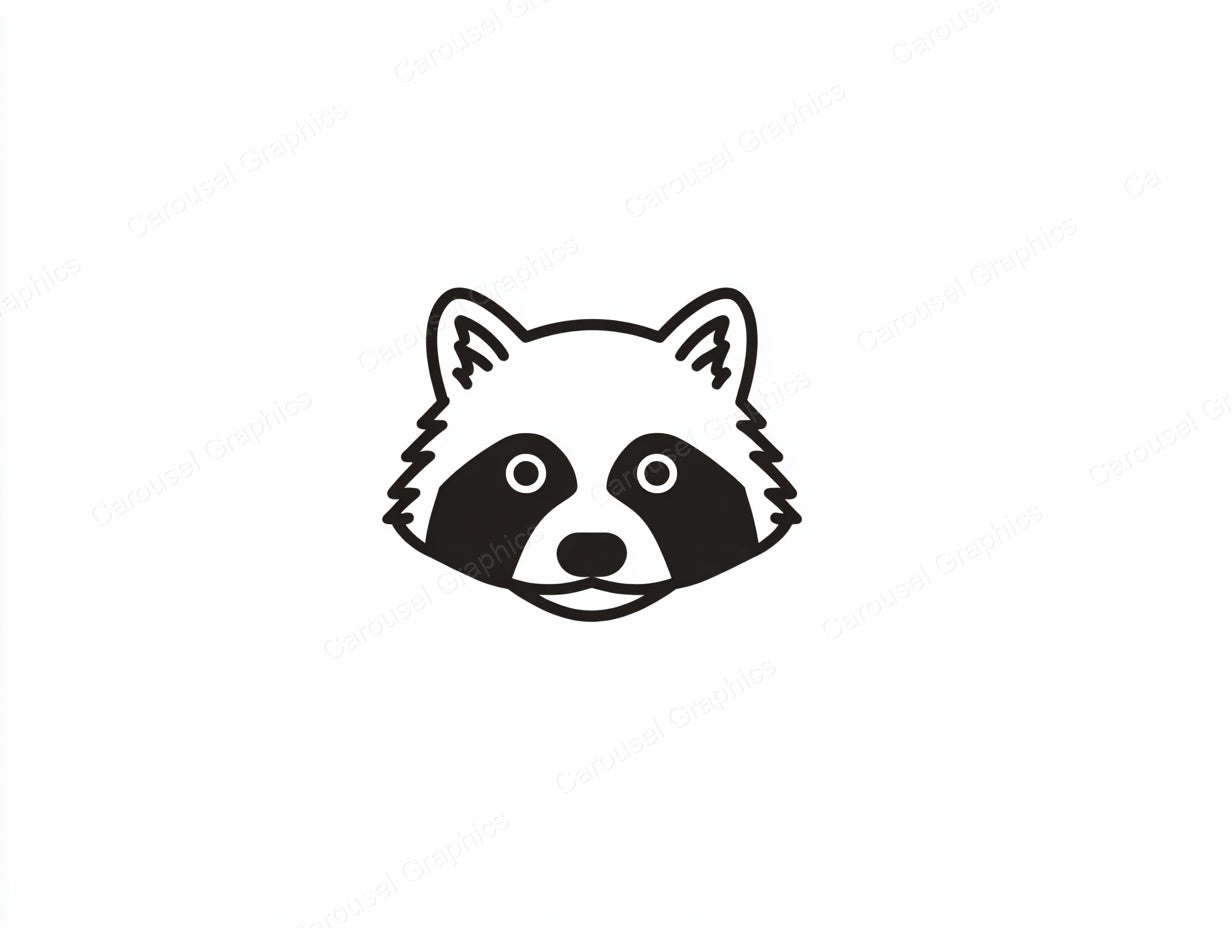 Raccoon Vector Graphic preview