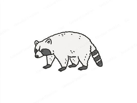 Raccoon Vector Graphic preview