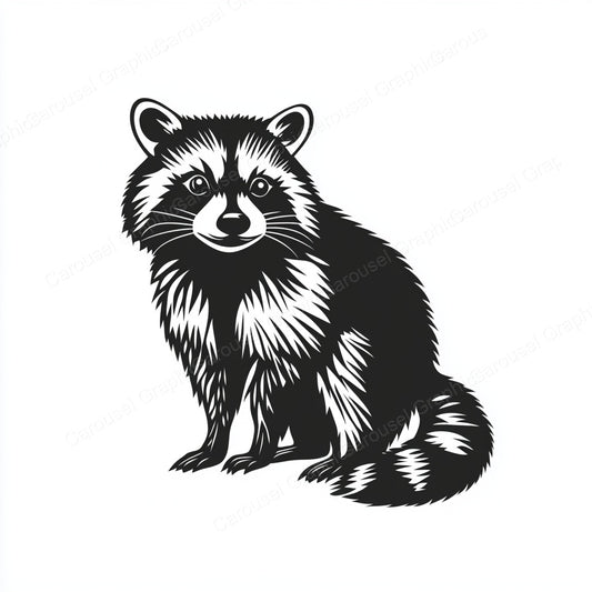 Raccoon Vector Graphic preview