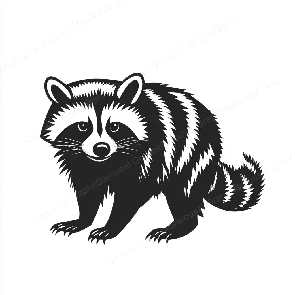 Raccoon Vector Graphic preview