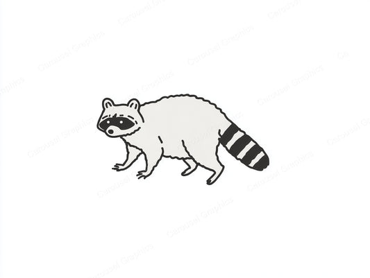 Raccoon Vector Graphic preview