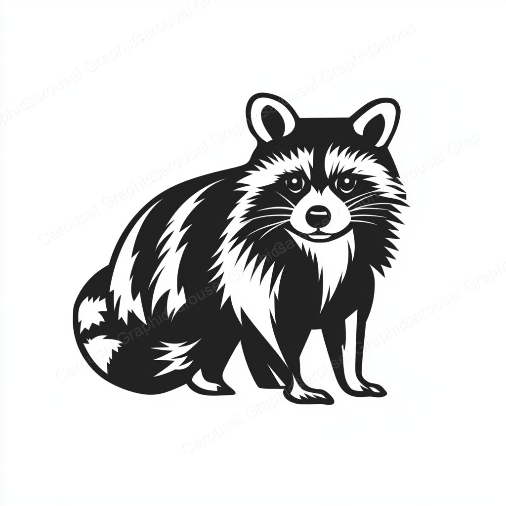 Raccoon Vector Graphic preview