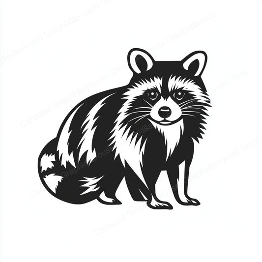 Raccoon Vector Graphic preview