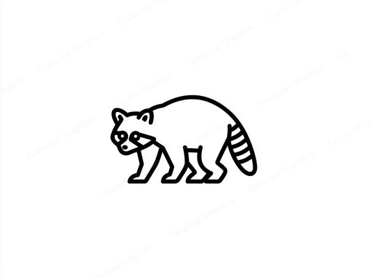 Raccoon Vector Graphic preview