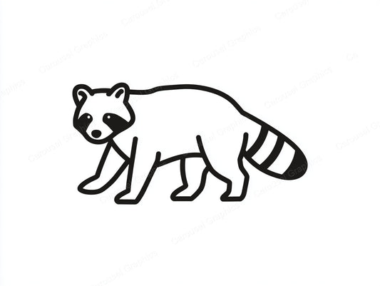 Raccoon Vector Graphic preview