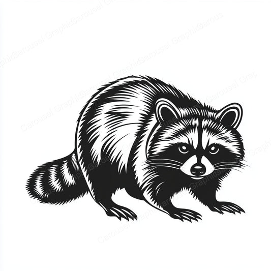 Raccoon Vector Graphic preview