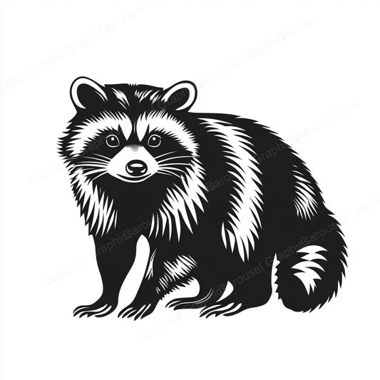 Raccoon Vector Graphic preview