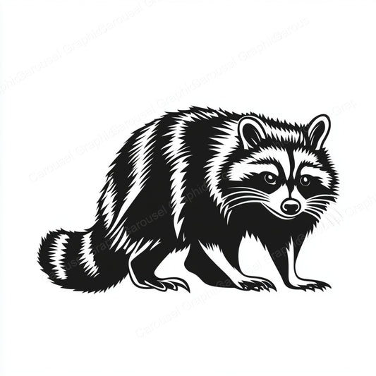 Raccoon Vector Graphic preview