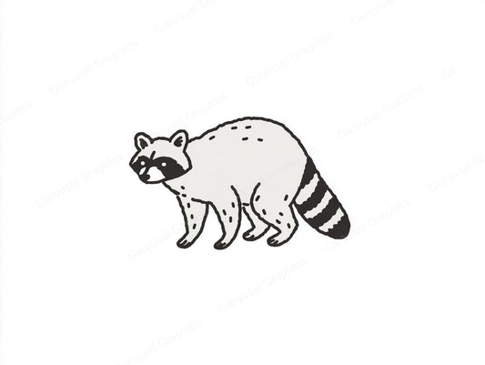 Raccoon Vector Graphic preview