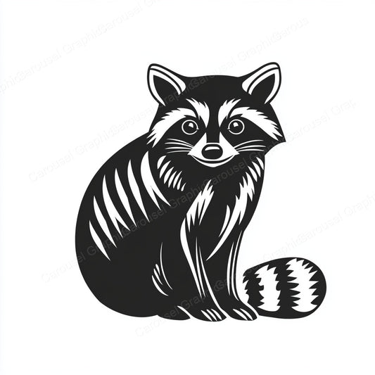 Raccoon Vector Graphic preview