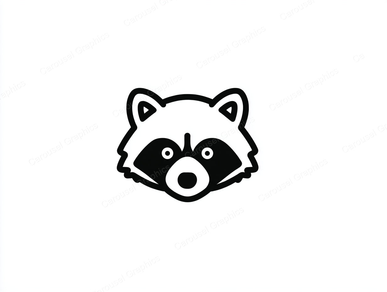 Raccoon Vector Graphic preview