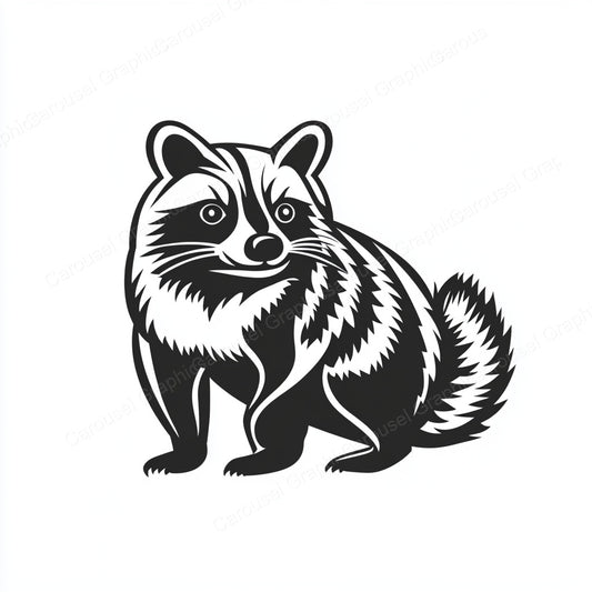 Raccoon Vector Graphic preview
