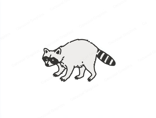 Raccoon Vector Graphic preview