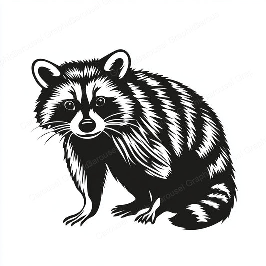 Raccoon Vector Graphic preview