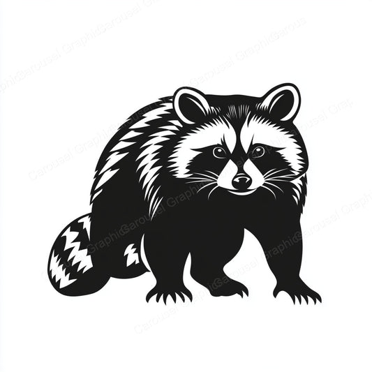 Raccoon Vector Graphic preview
