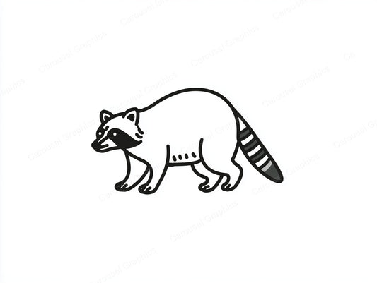 Raccoon Vector Graphic preview
