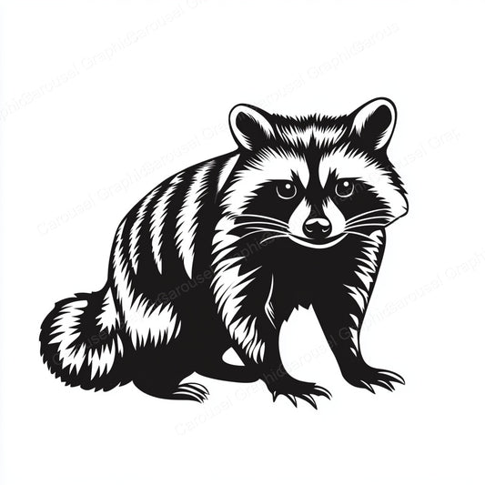 Raccoon Vector Graphic preview