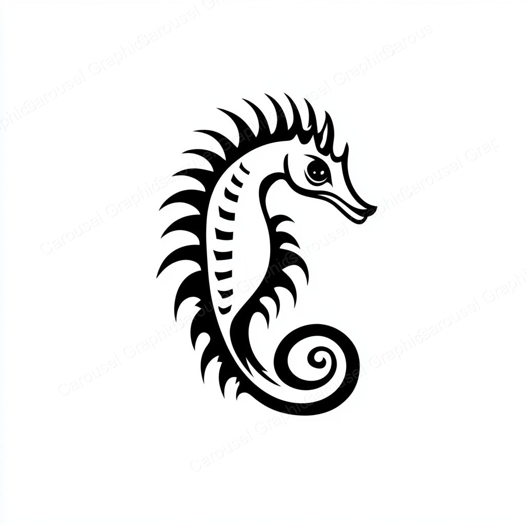 Seahorse Vector Graphic preview