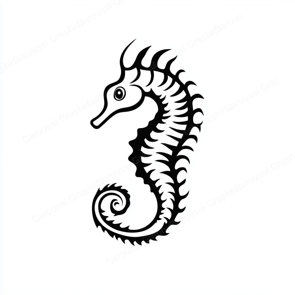 Seahorse Vector Graphic preview