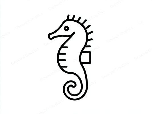Seahorse Vector Graphic preview