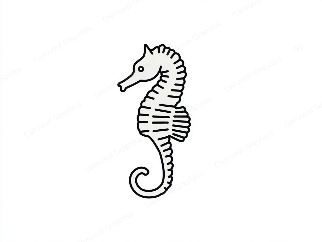 Seahorse Vector Graphic preview