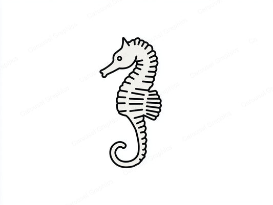 Seahorse Vector Graphic preview