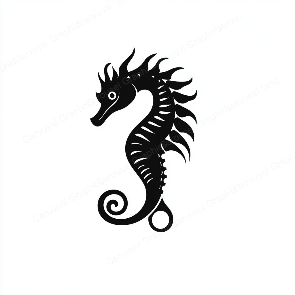 Seahorse Vector Graphic preview