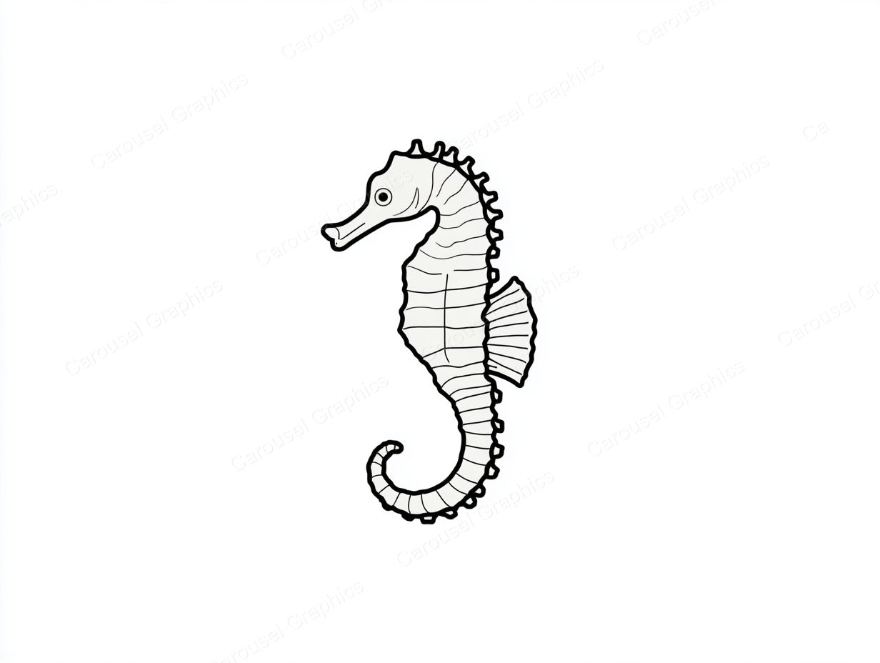 Seahorse Vector Graphic preview