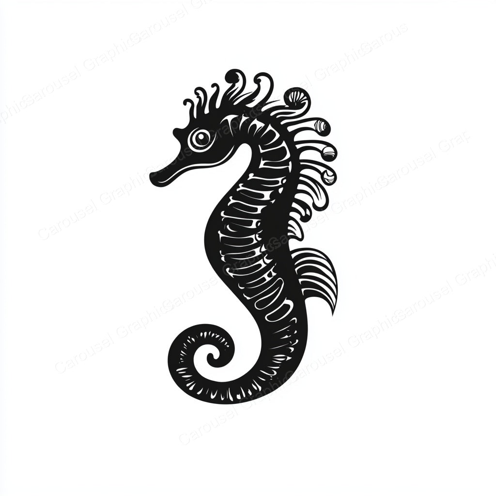 Seahorse Vector Graphic preview