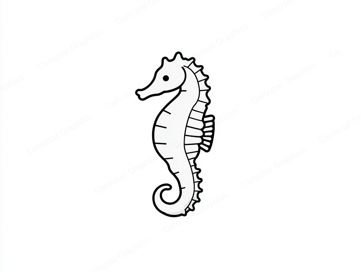 Seahorse Vector Graphic preview