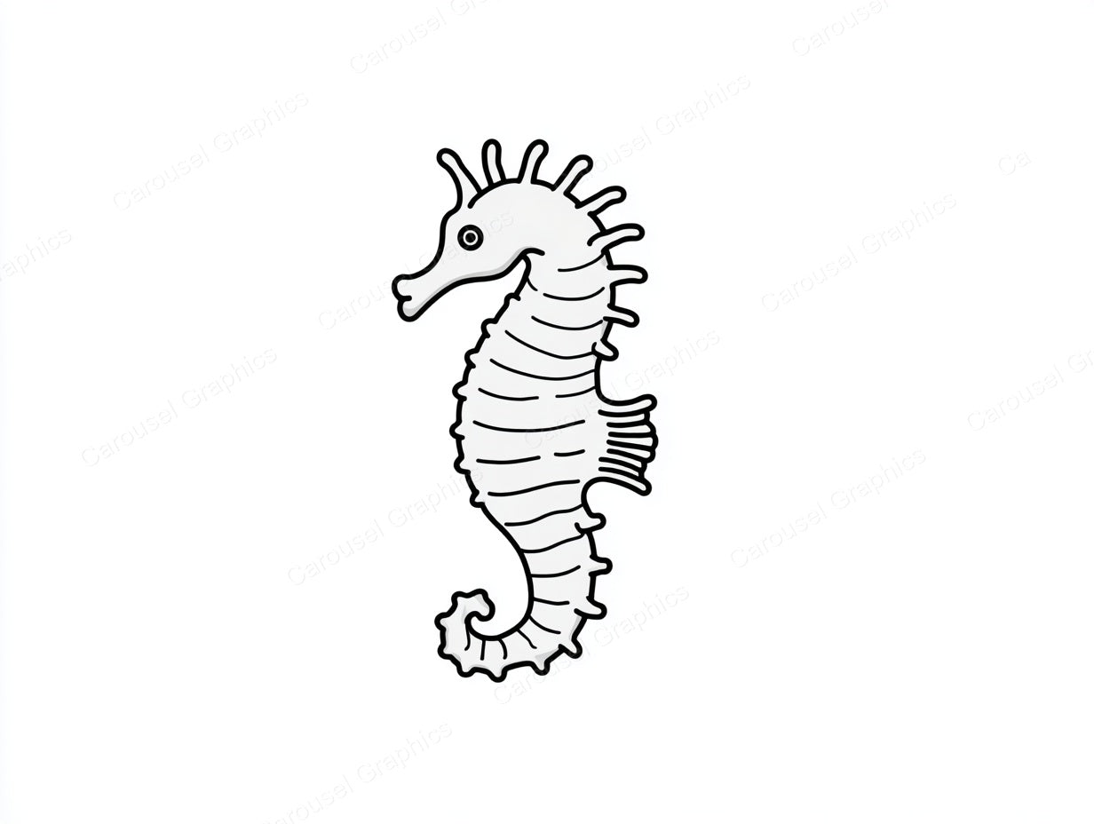Seahorse Vector Graphic preview