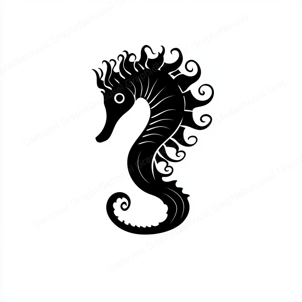 Seahorse Vector Graphic preview