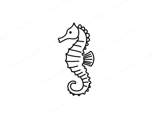 Seahorse Vector Graphic preview