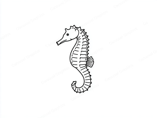 Seahorse Vector Graphic preview