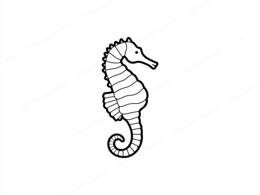 Seahorse Vector Graphic preview