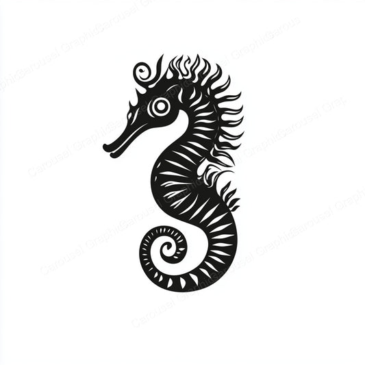 Seahorse Vector Graphic preview