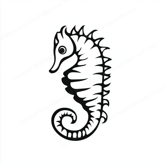 Seahorse Vector Graphic preview