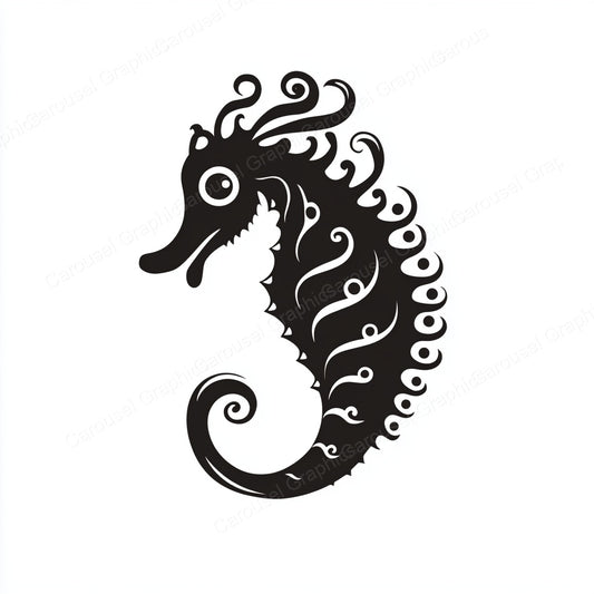 Seahorse Vector Graphic preview