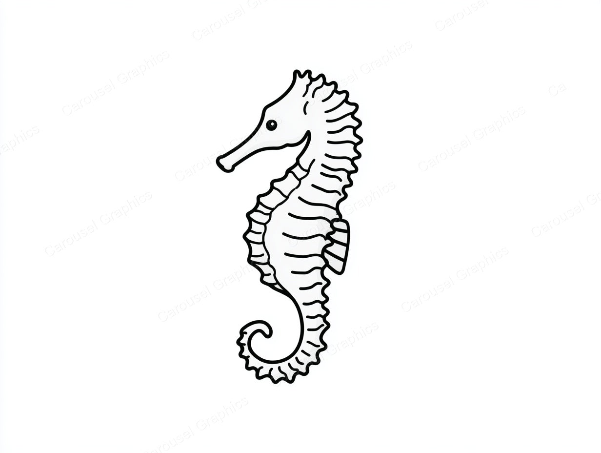 Seahorse Vector Graphic preview
