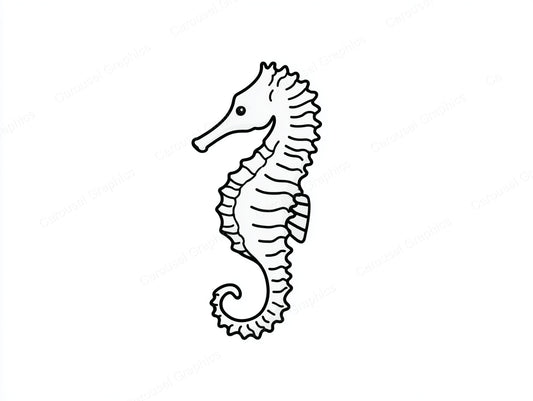 Seahorse Vector Graphic preview