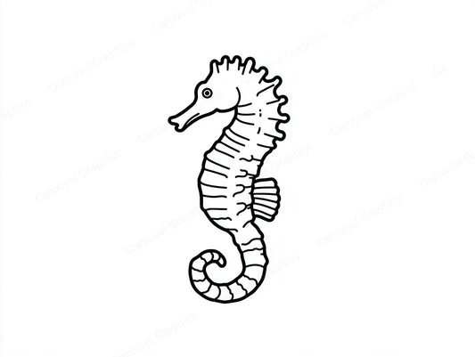 Seahorse Vector Graphic preview
